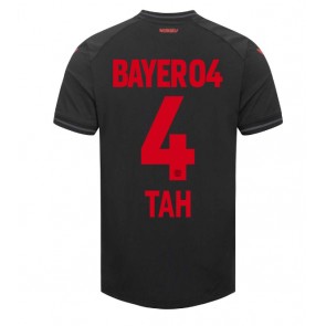 Bayer Leverkusen Jonathan Tah #4 Hjemmebanetrøje 2023-24 Kort ærmer